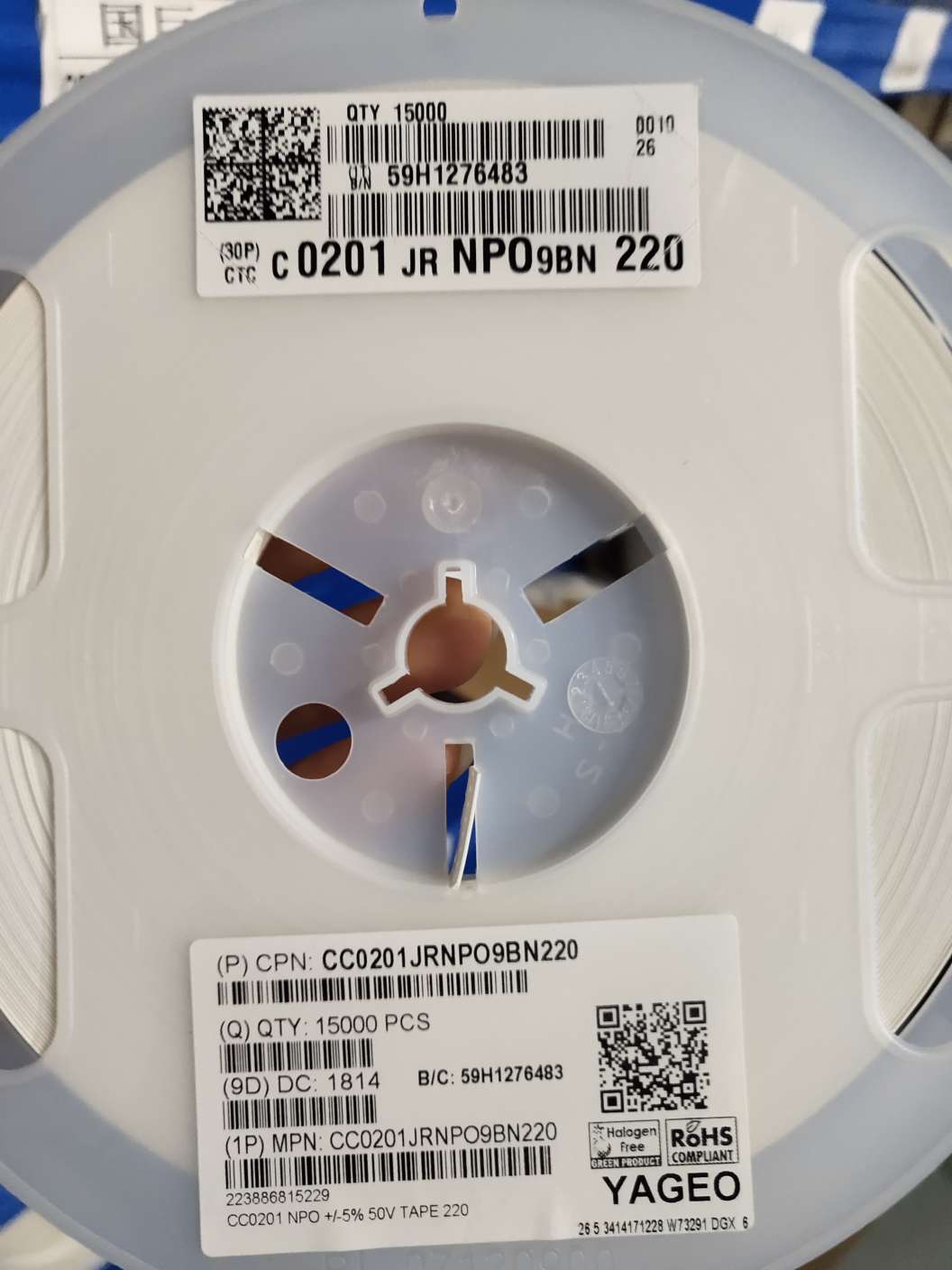 CC0201JRNPO9BN220
