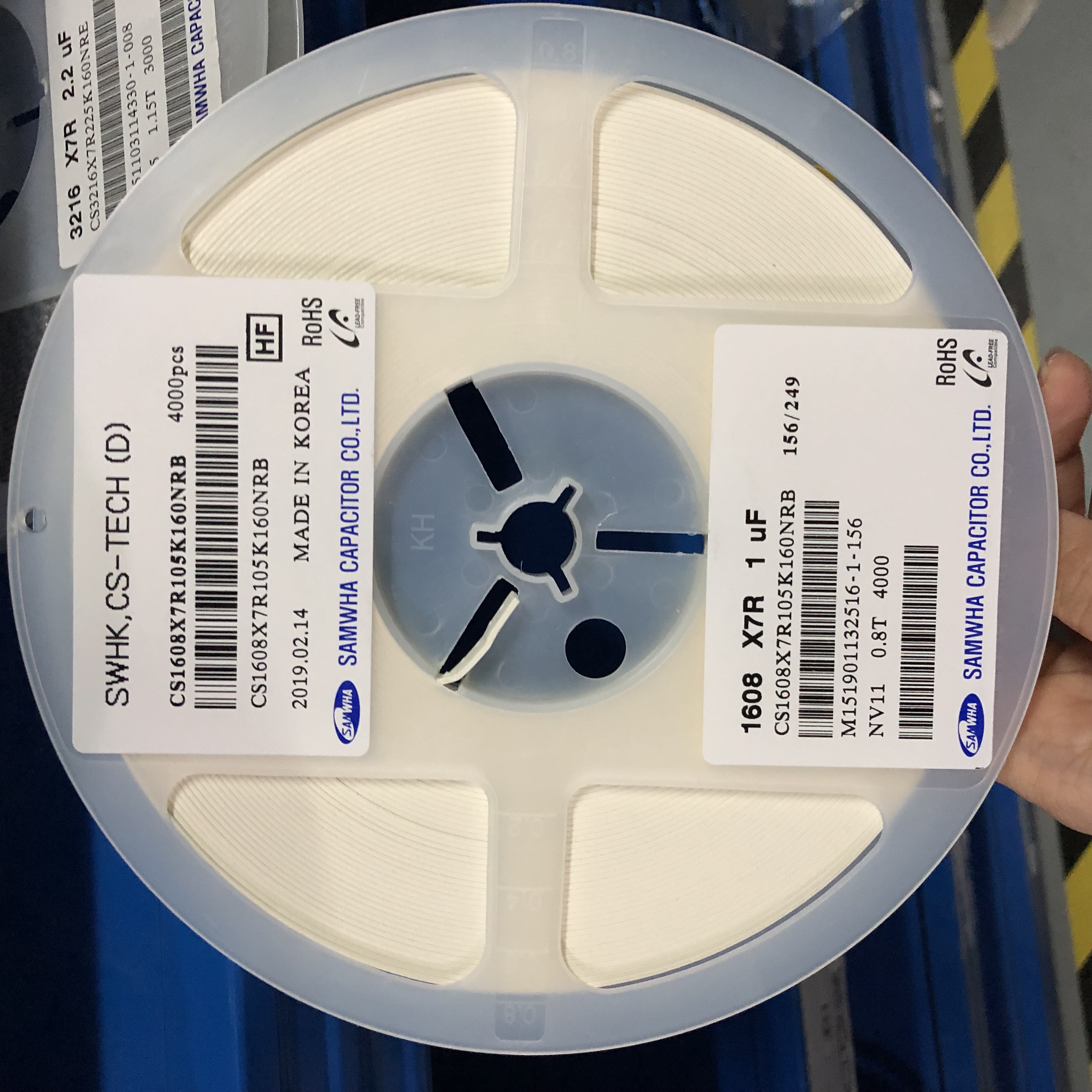 CS1608X7R105K160